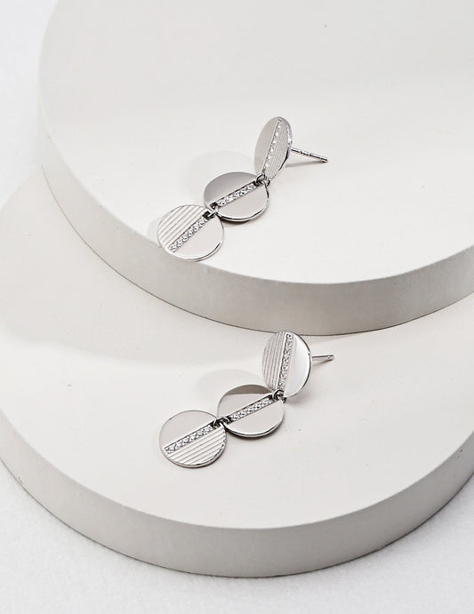 First New Thing · Clean Line Sterling Silver Earrings