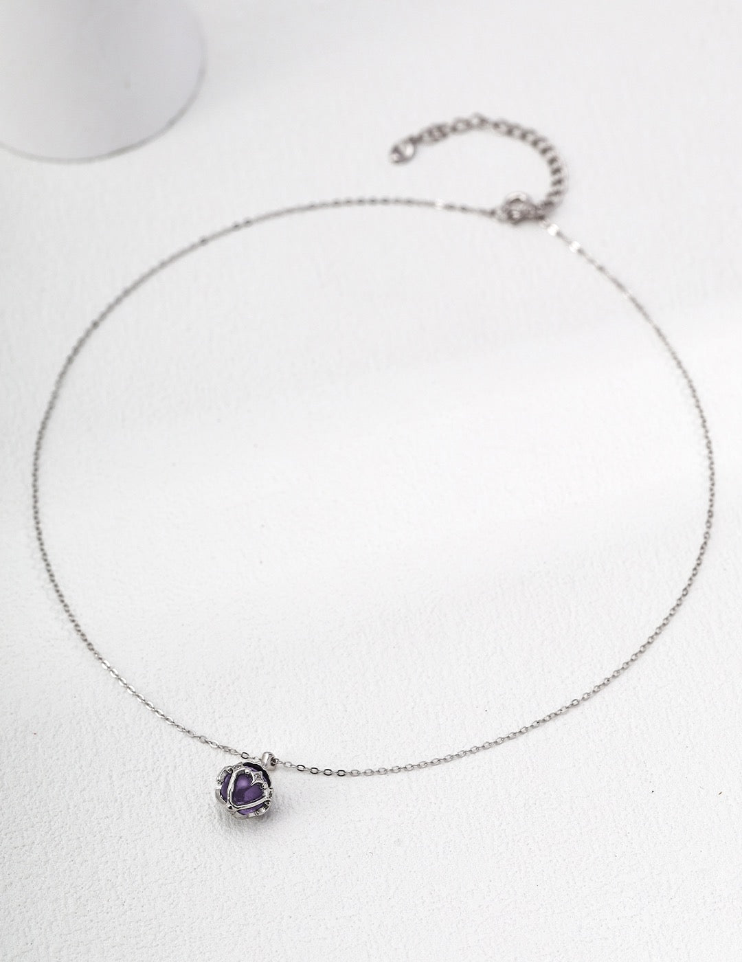 Carry It Forward · Amethyst Lucky Star Silver Necklace
