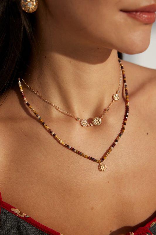 Keep Going · Yellow Jasper Sterling Silver Necklace