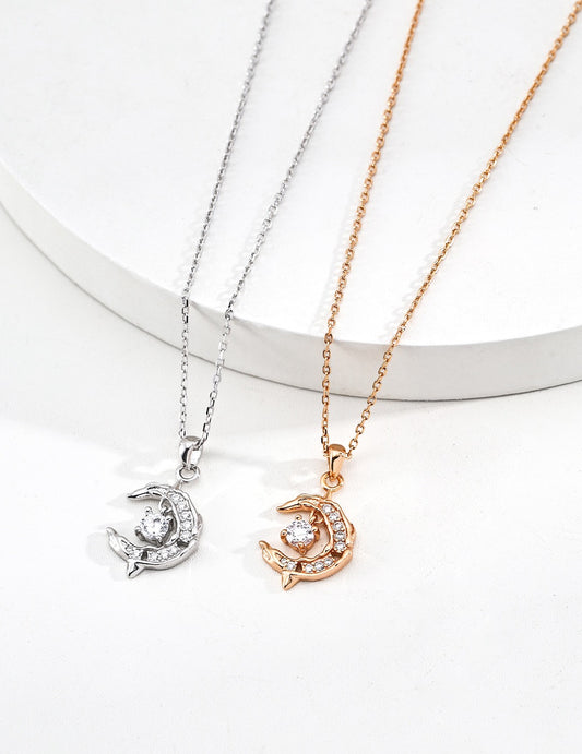 Delicate Satellite Chain Necklace