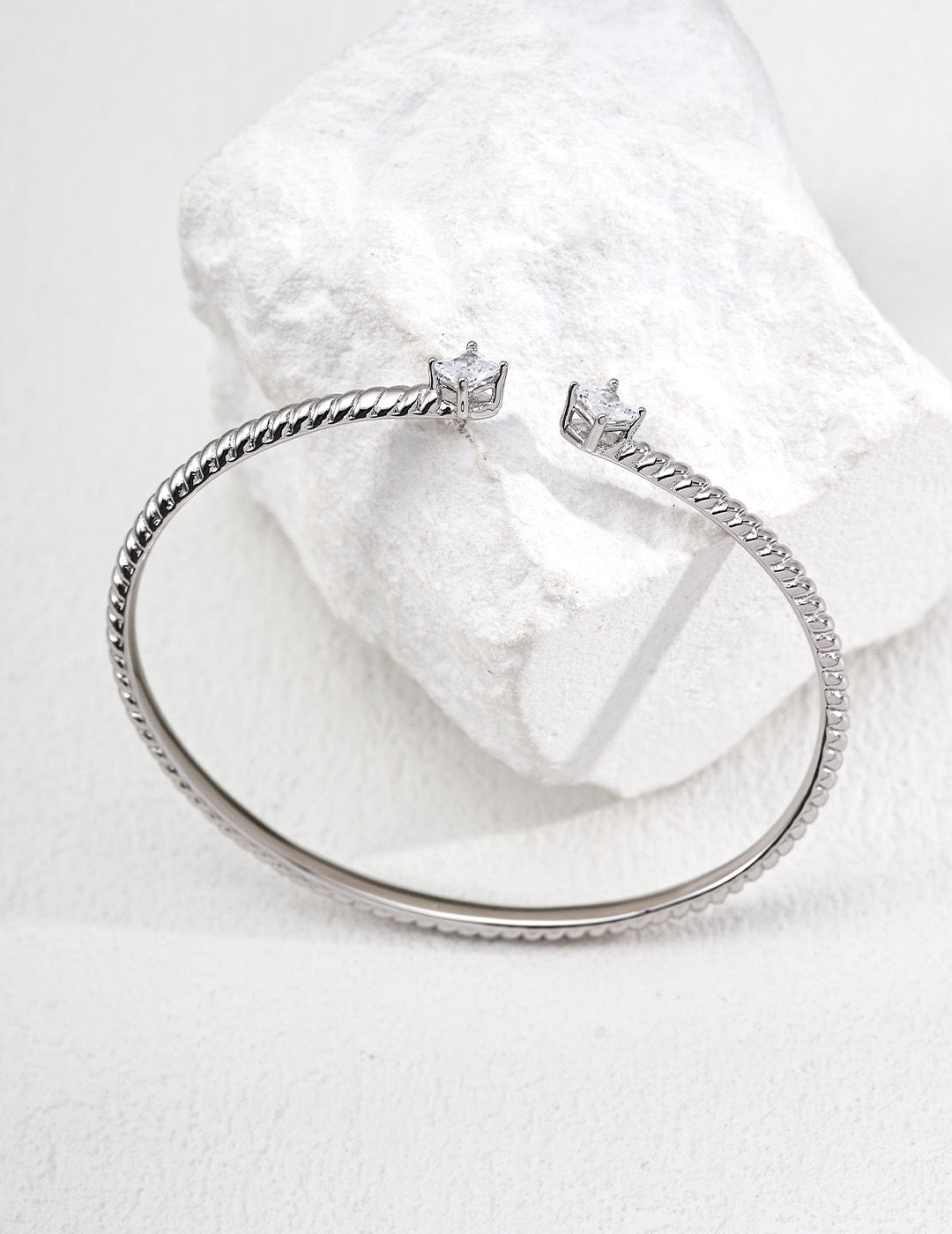 Polished Gold Bangle Bracelet