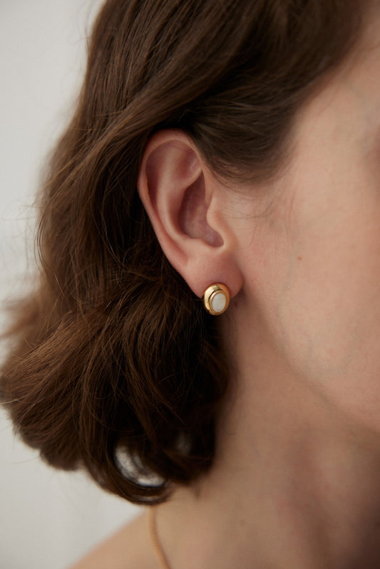 Inherited Grace · Mother of Pearl Silver Studs