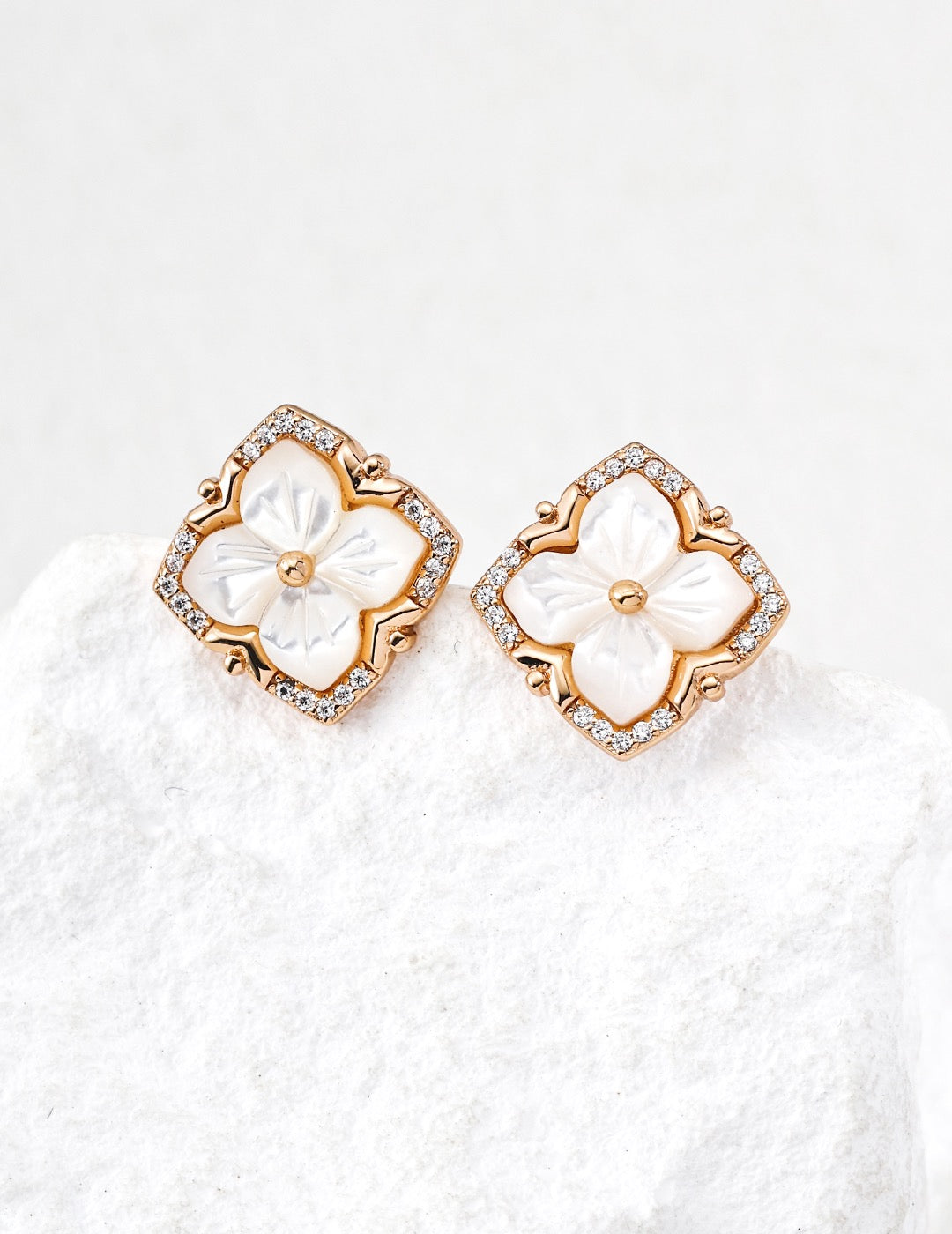 All Four Leaves · Royal Clover Drop Earrings