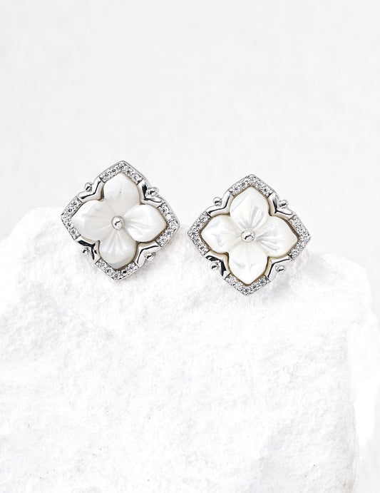 All Four Leaves · Royal Clover Drop Earrings
