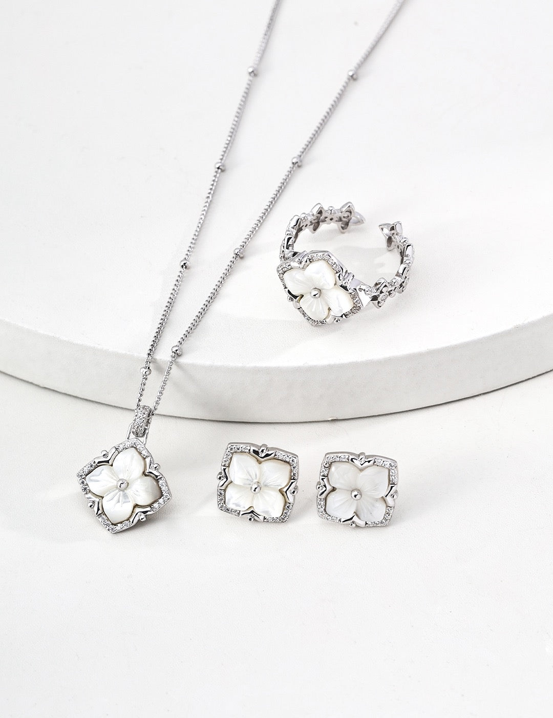 All Four Leaves · Royal Clover Drop Earrings