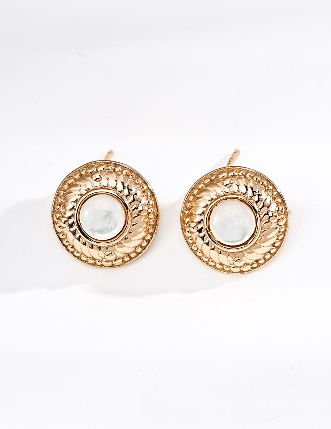 Long Overdue · Vintage Mother of Pearl Drop Earrings