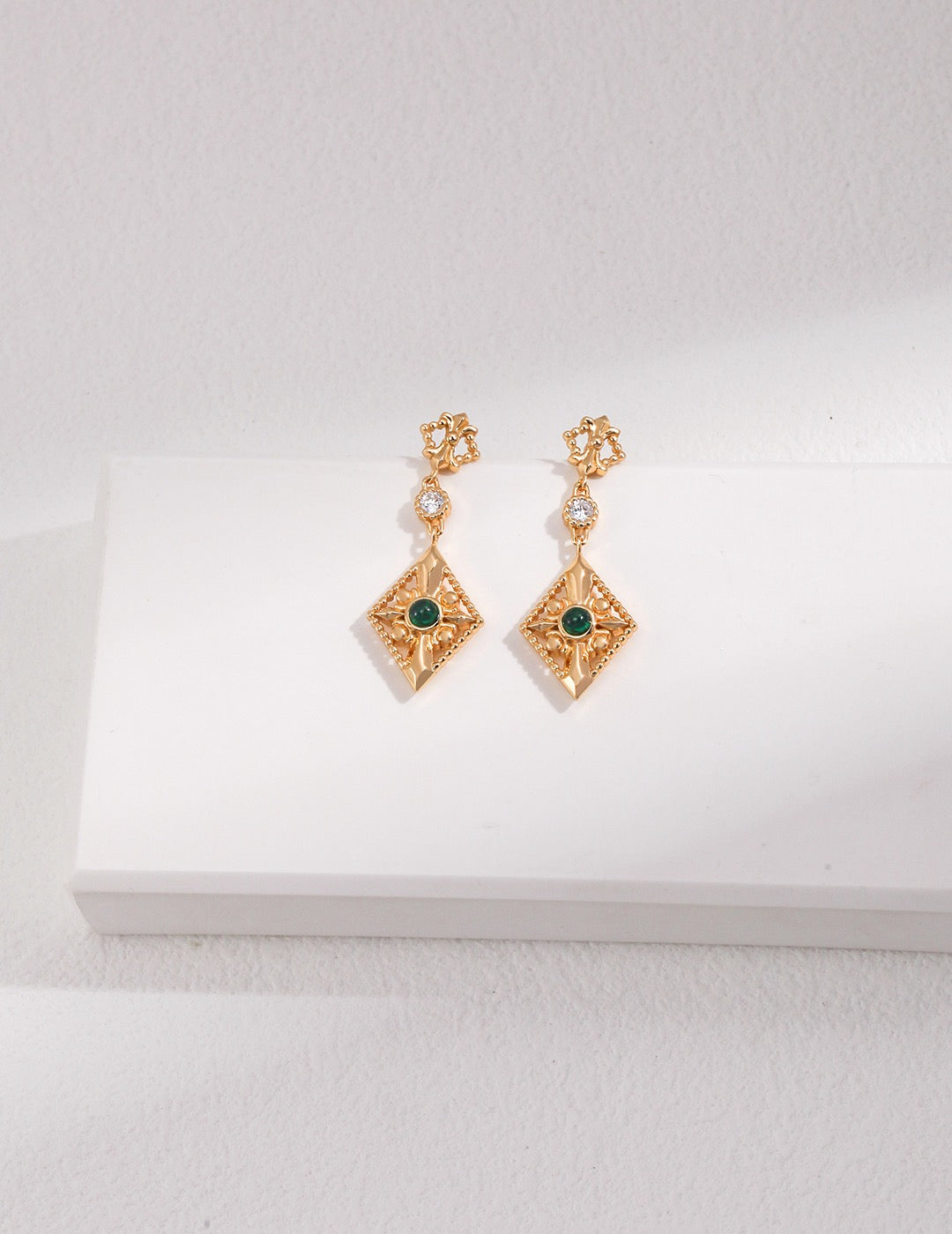 Stop Hiding · Sterling Silver Zirconia Earrings