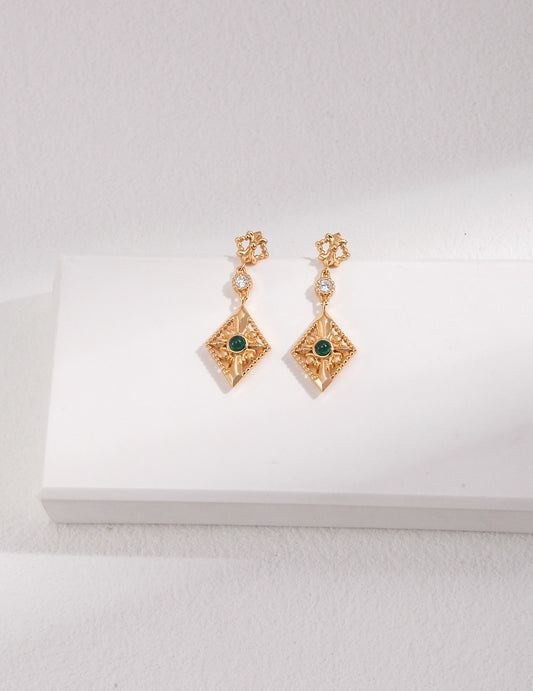 Stop Hiding · Sterling Silver Zirconia Earrings