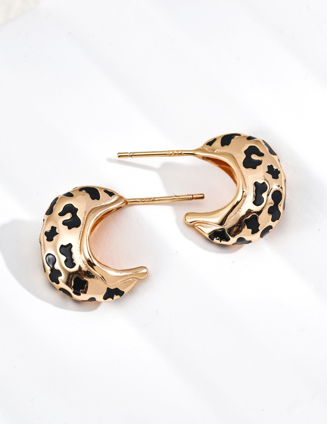 Dare to Wear · Leopard Enamel Drop Earrings