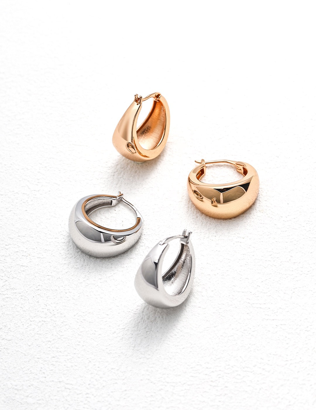 Always There · Minimalist S925 Silver Earrings