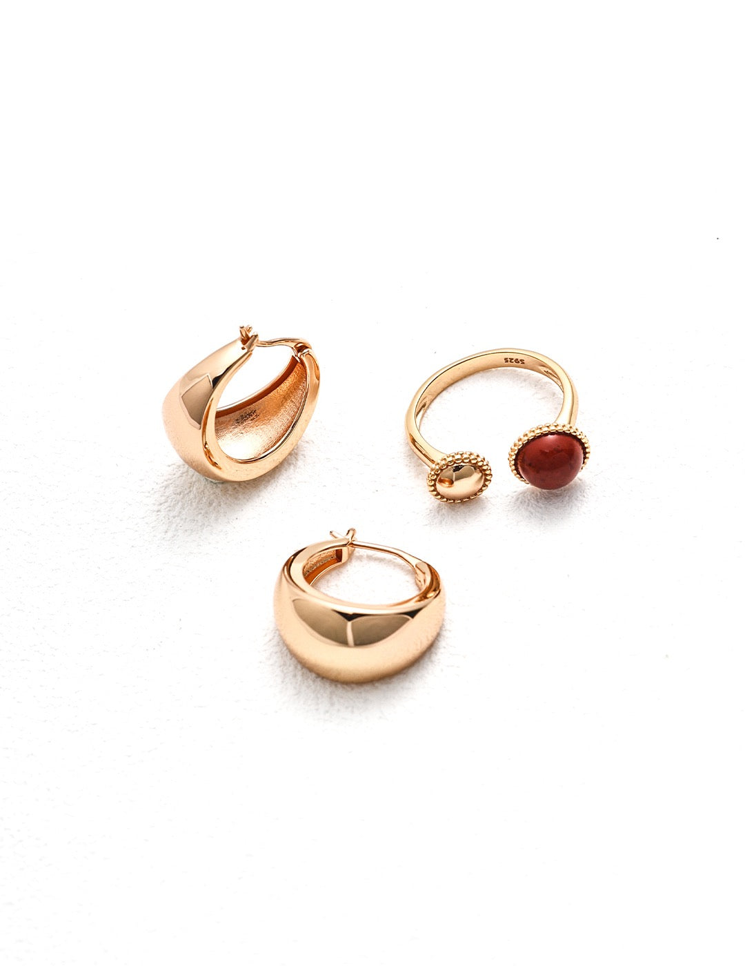 Always There · Minimalist S925 Silver Earrings