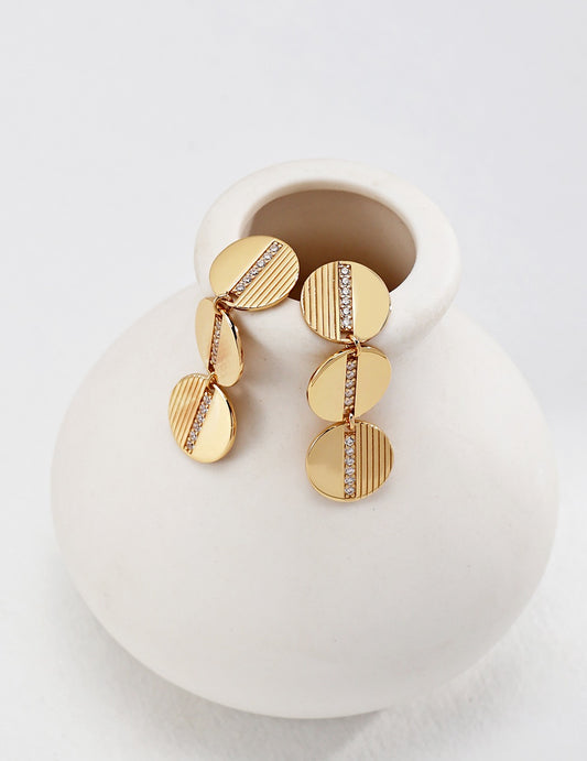 First New Thing · Clean Line Sterling Silver Earrings