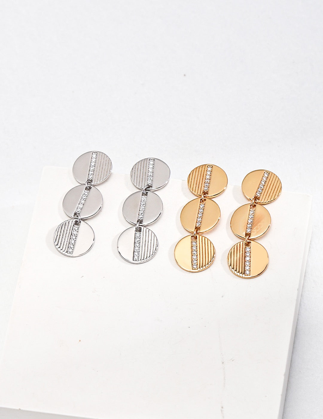 First New Thing · Clean Line Sterling Silver Earrings