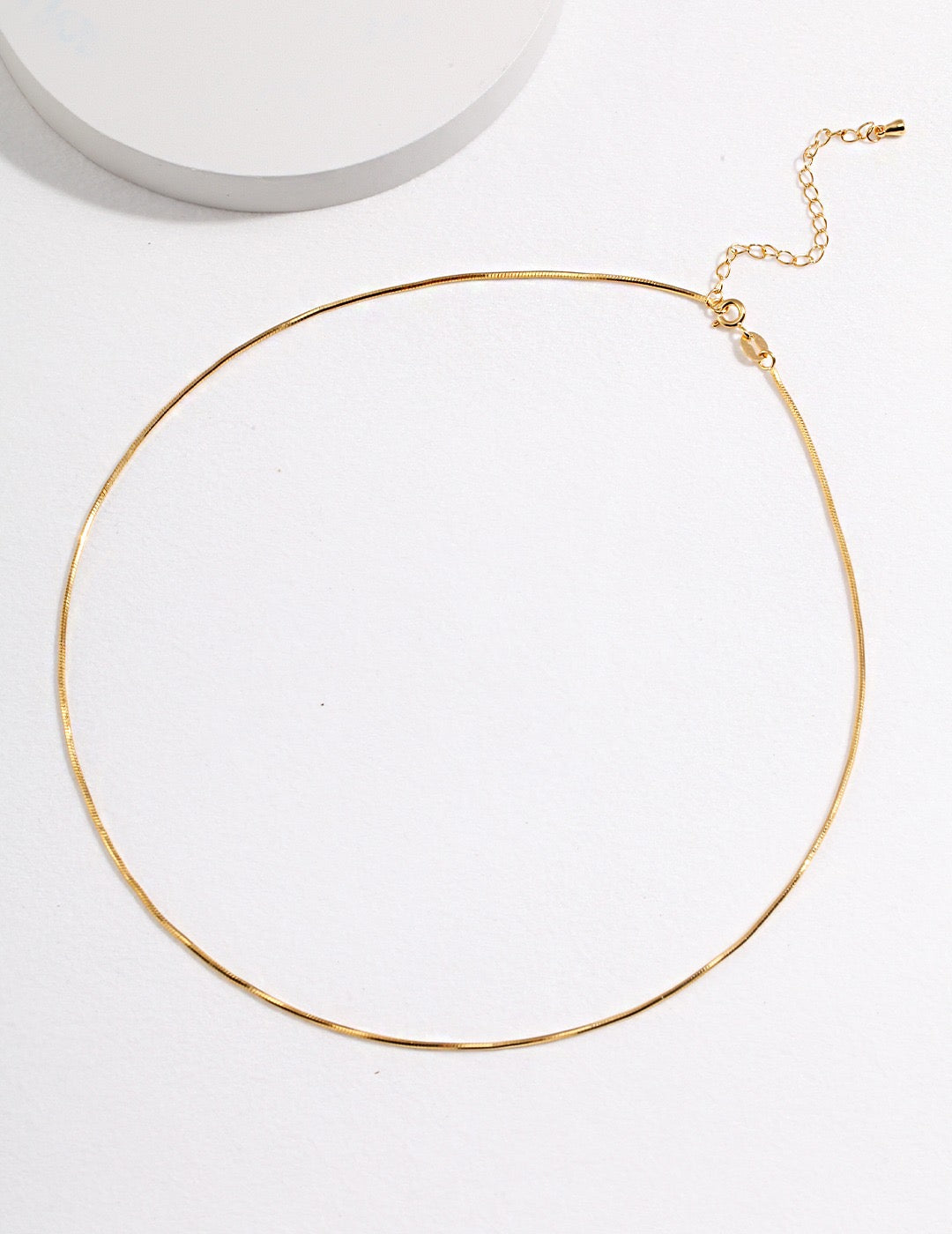 First Promise · Sterling Silver Snake Chain Necklace