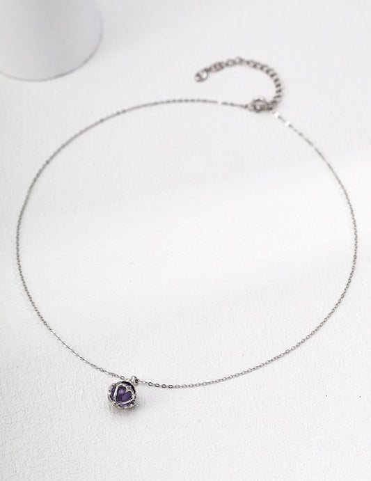 Carry It Forward · Amethyst Lucky Star Silver Necklace