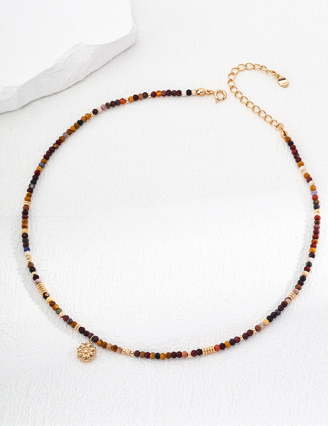 Keep Going · Yellow Jasper Sterling Silver Necklace