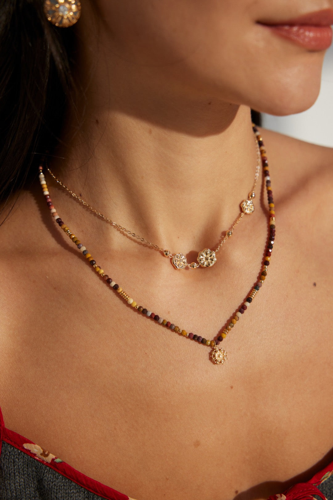 Keep Going · Yellow Jasper Sterling Silver Necklace