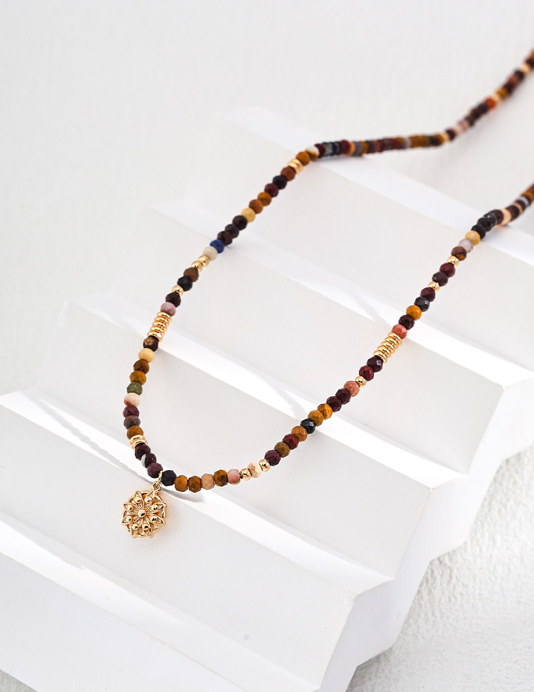 Keep Going · Yellow Jasper Sterling Silver Necklace