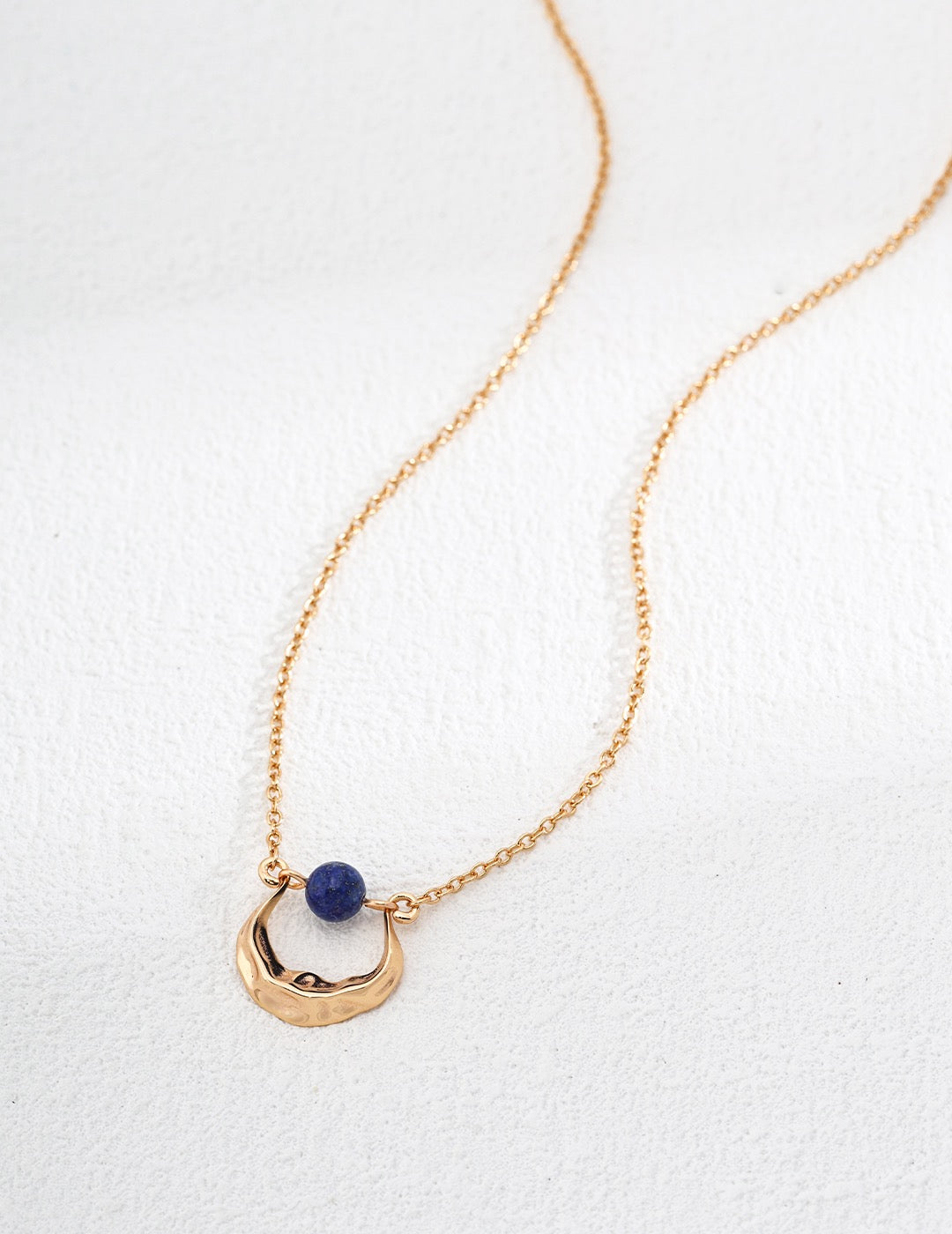 One More Word · Natural Lapis Lazuli Stone Necklace