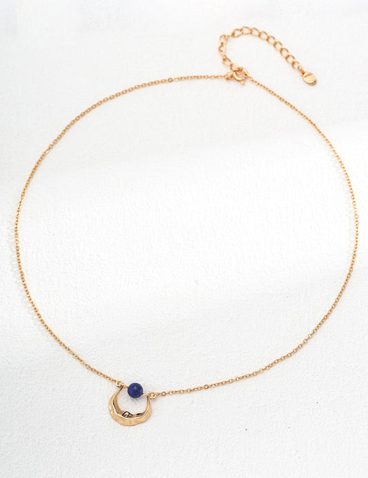 One More Word · Natural Lapis Lazuli Stone Necklace