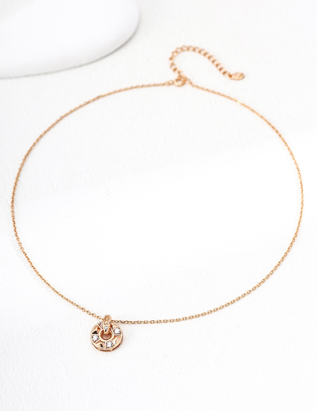 Every Step Counts · Fortune Wheel Zirconia Necklace