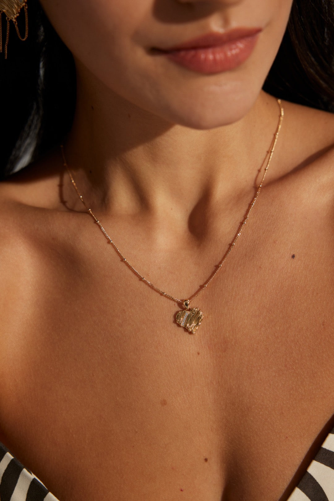 Worth It · Heart Zirconia Silver Necklace