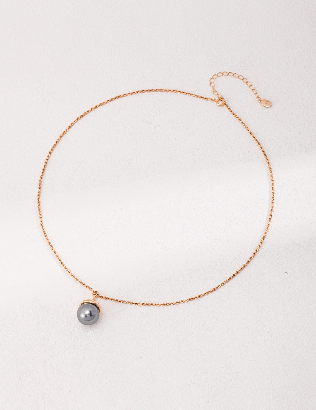 The Garden · Tiger's Eye Pine Cone Pendant Necklace