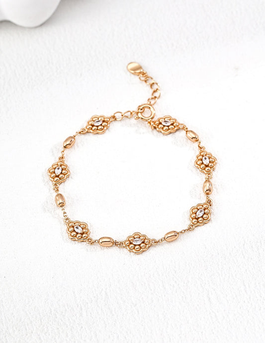 Chosen Elegance · Royal Zirconia Gold Bracelet