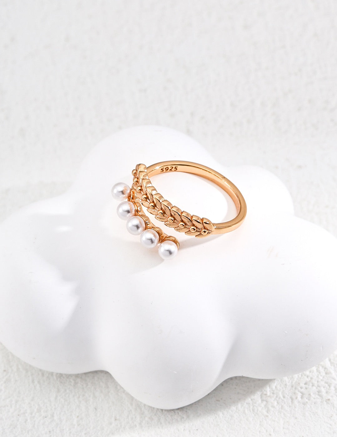Not Yet · Faux Pearl Statement Ring