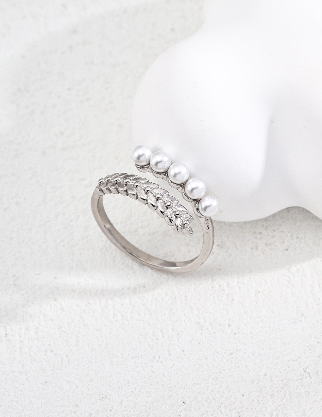 Not Yet · Faux Pearl Statement Ring