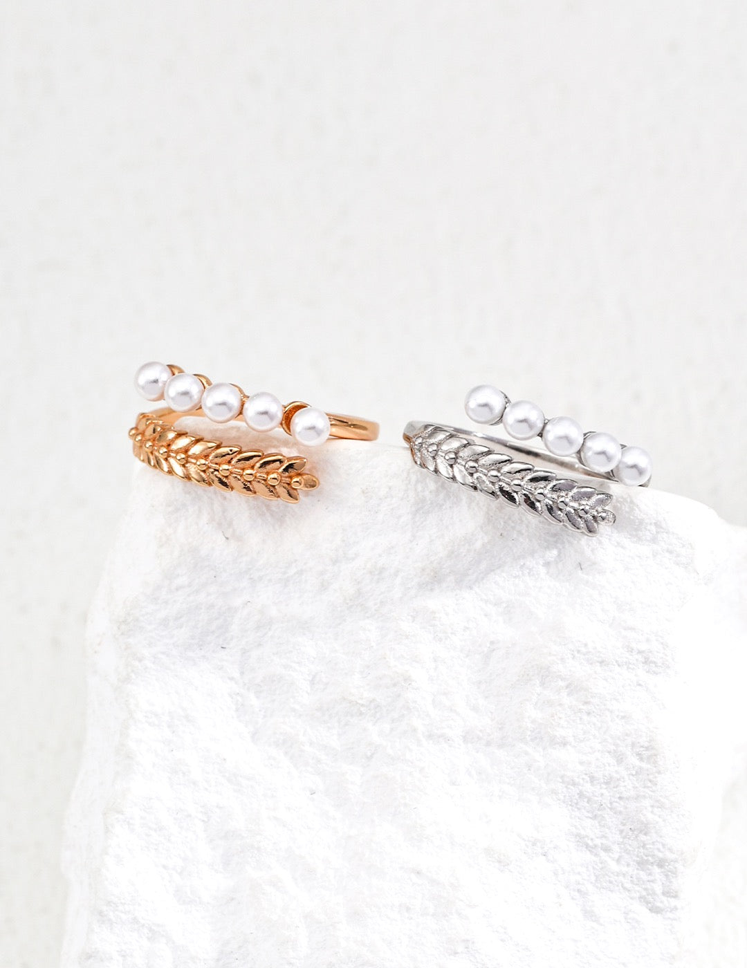 Not Yet · Faux Pearl Statement Ring