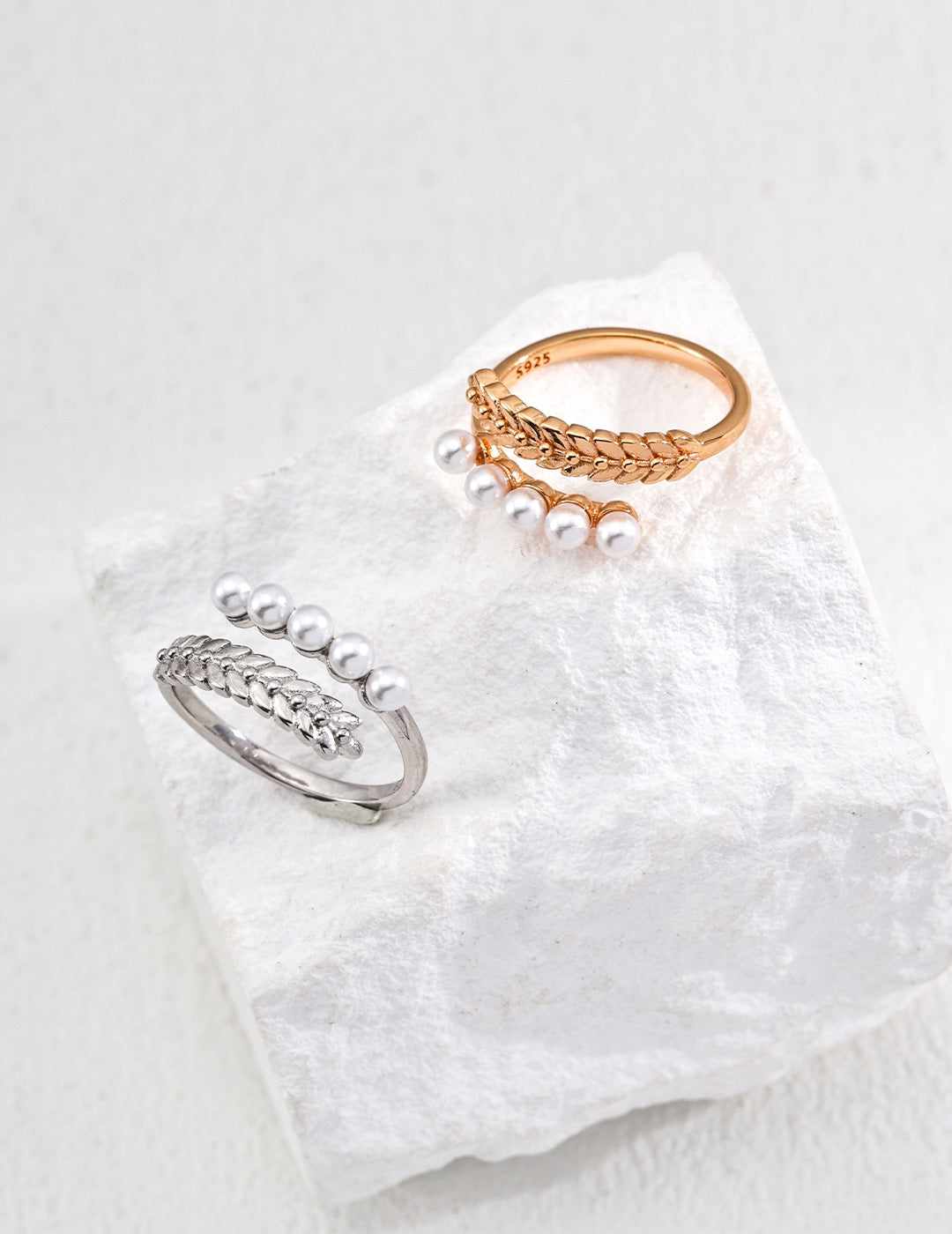 Not Yet · Faux Pearl Statement Ring