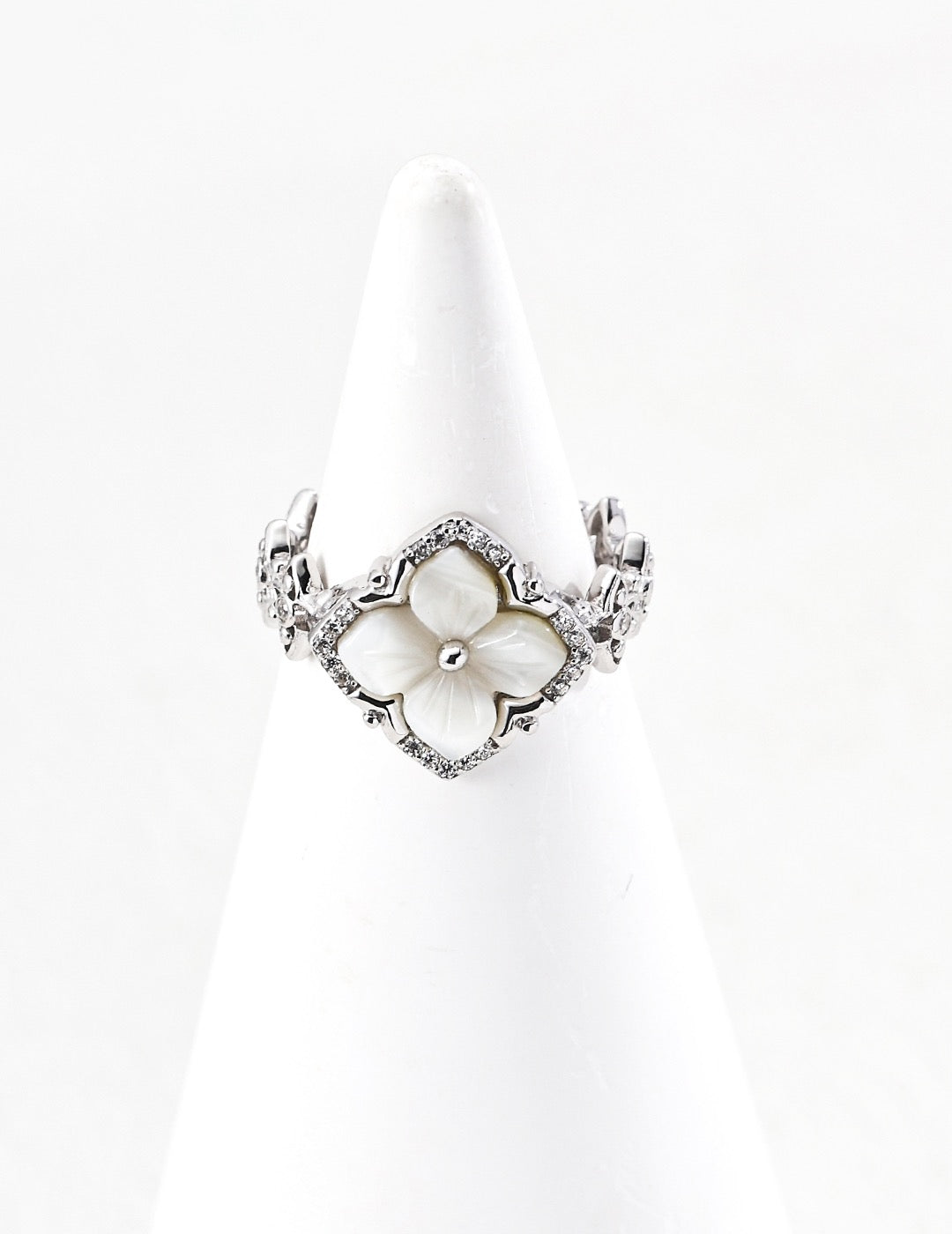 Still Not Over · Royal Four-Leaf Clover Pearl Ring