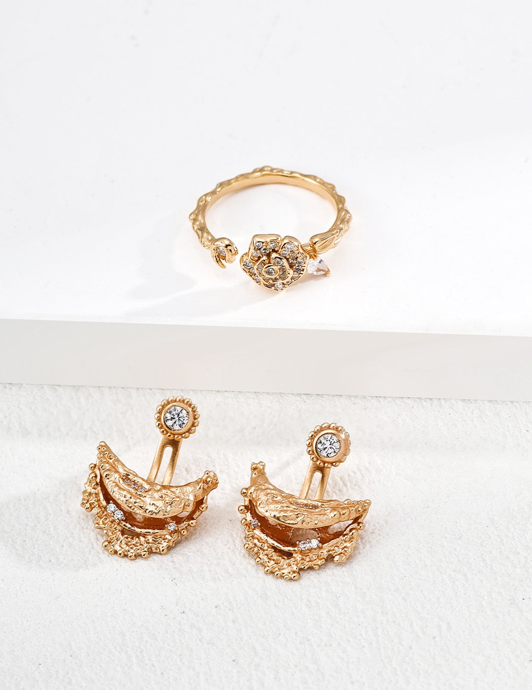 In Season · Camellia Zirconia Ring