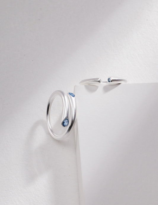 Before Anyone Wakes · Royal Blue Gemstone Silver Ring
