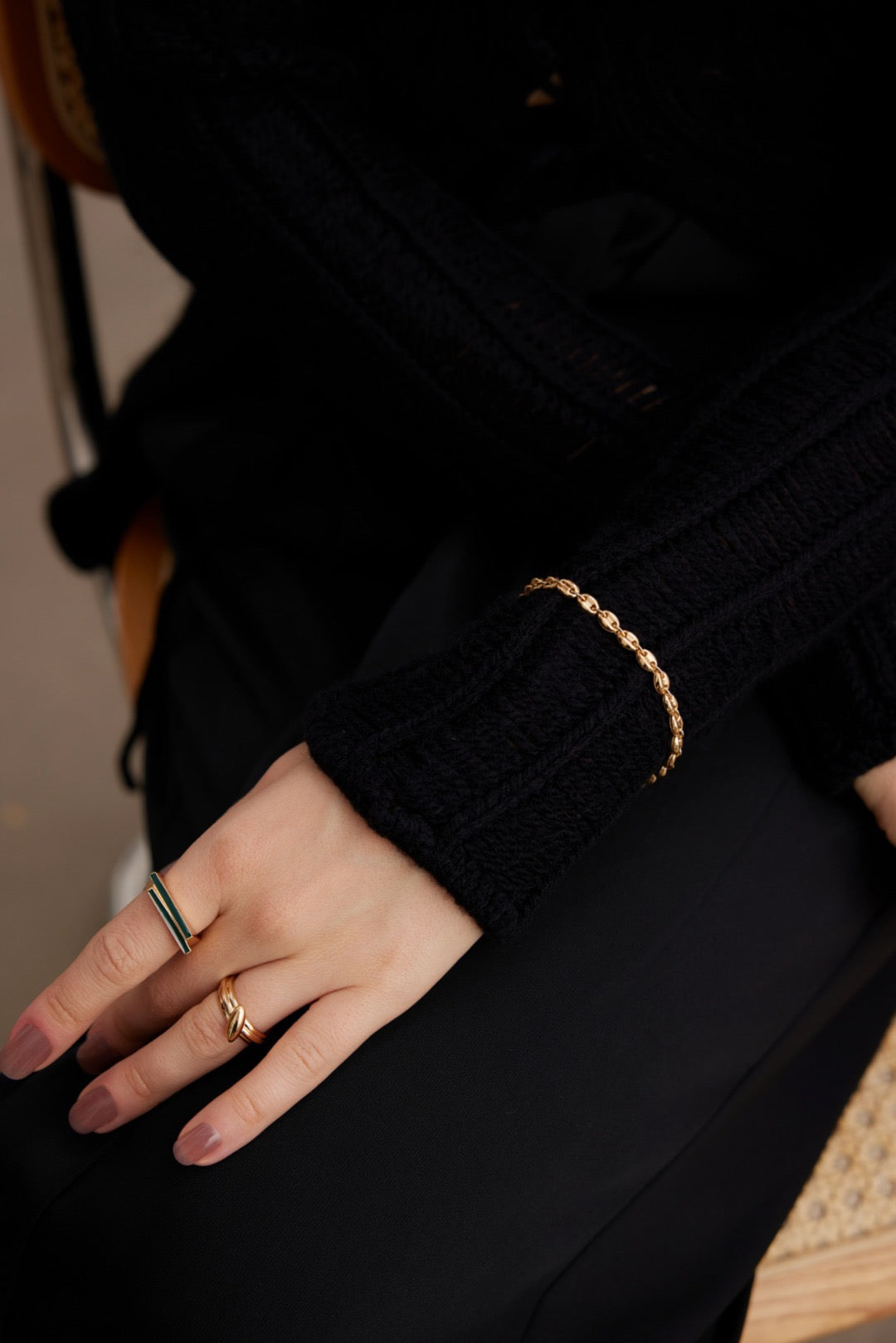 That Colour · Enamel Drop Sterling Silver Ring