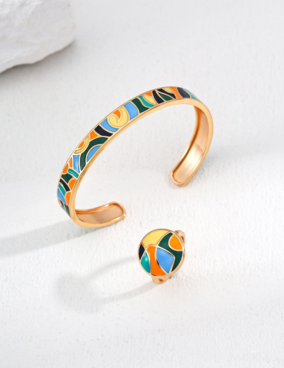 That's It · Enamel Drop Silver Ring