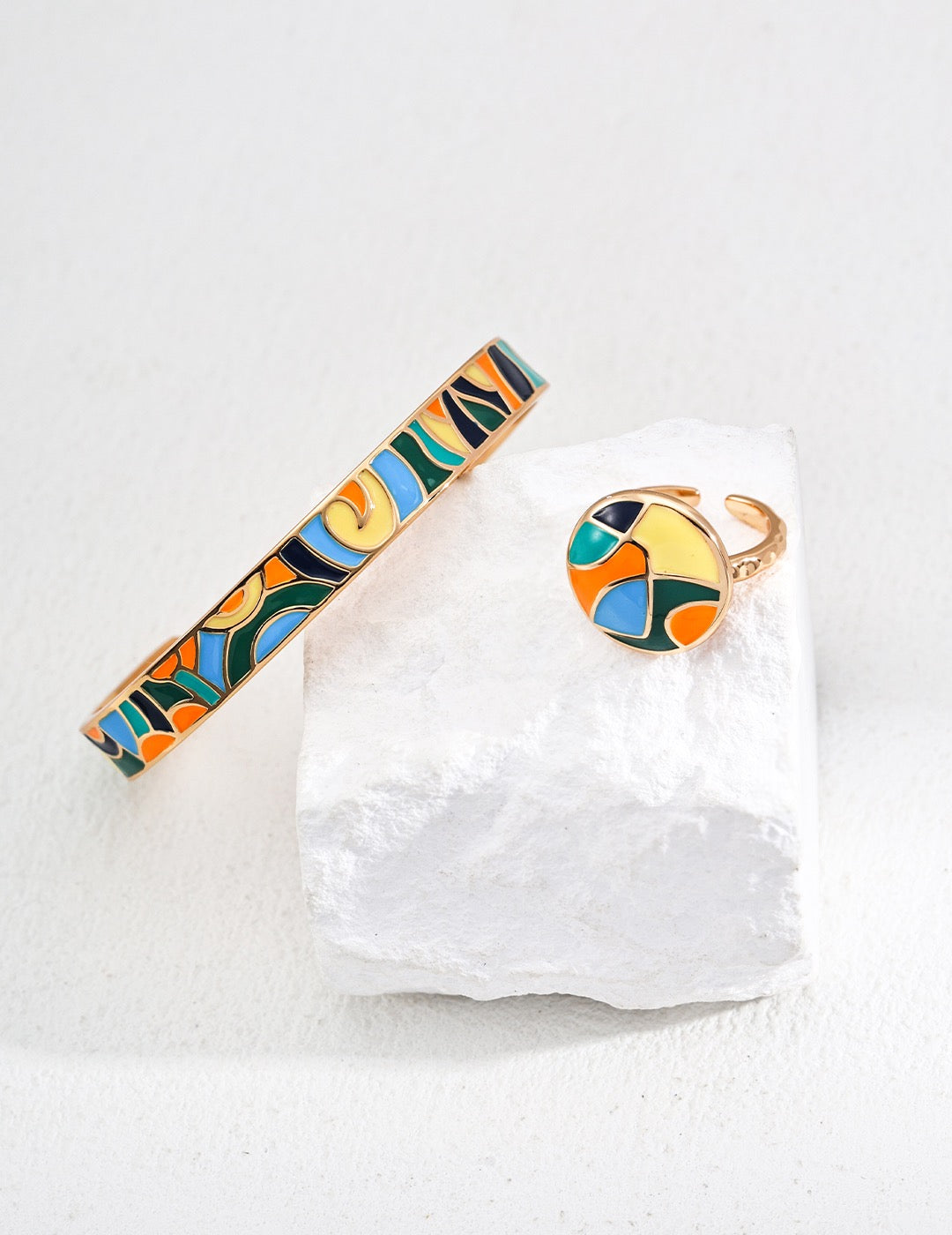That's It · Enamel Drop Silver Ring